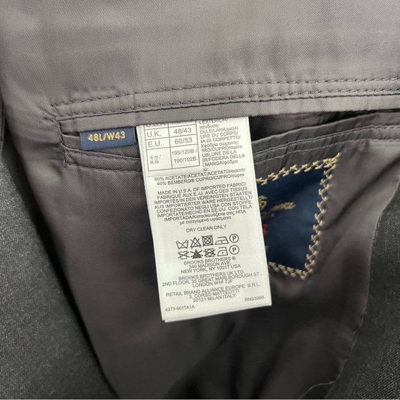 Brooks Brothers Madison 1818 Wool Men's Blazer Sports Coat - Picture 9 of 12